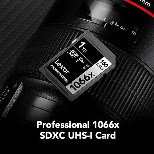 Lexar Professional 1066X 256Gb Sdxc Uhs-I Memory Card Silver Series, C10, U3, V30, Full-Hd & 4K Video, Up To 160Mb/S Read, For Dslr And Mirrorless Cameras (Lsd1066256G-Bnnnu) #TOP1