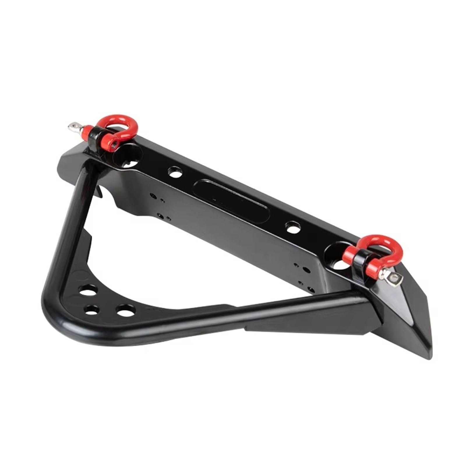 Paraurti RC per Axial per SCX10 II per Traxxas per TRX-4 1/10 RC Crawler Paraurti Anteriore Metallo con Luci, Lampada, Parti E Accessori