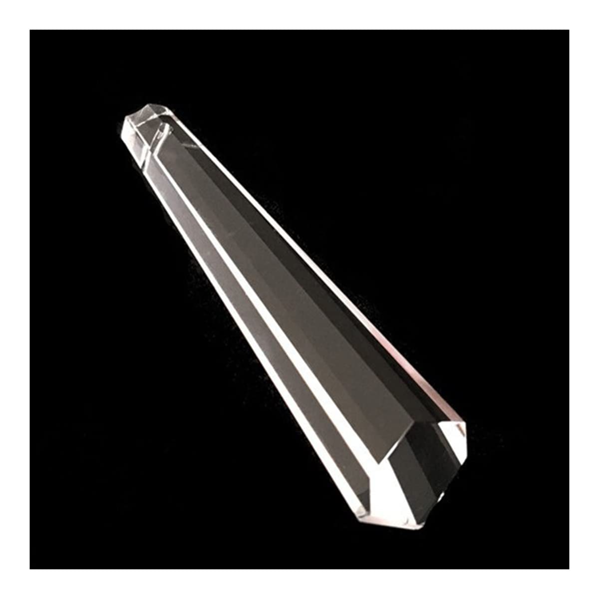 Artsim One Color Chandelier Crystal Prisms Pendants 63Mm/76Mm Crystal Chandelier Drop Pendants Parts Crystals Lighting Lamp Replacement Parts (Size : 76Mm 10Pcs)