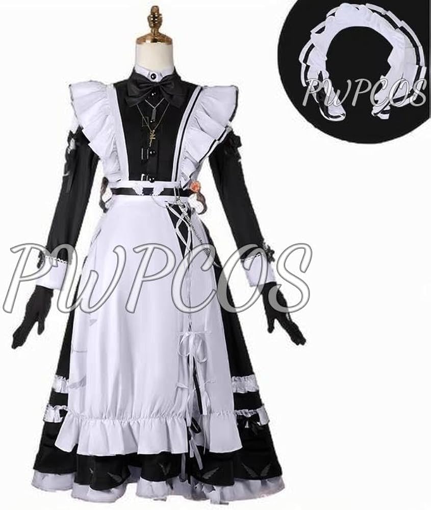 Amazon.co.jp: [PWPCOS]叶 メイド服 コスプレ 衣装 新衣装 葉かなえ