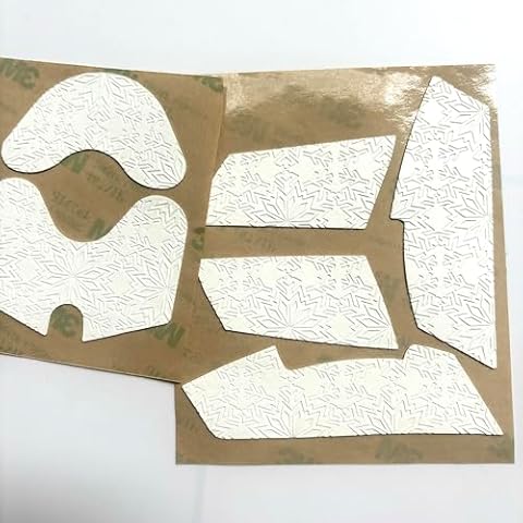 Mouse Anti-Slip Grip Tape Full Cover Skin Compatible with Logitech Logitech G304 G305 G102 G203 Gaming Mouse (White) Cover