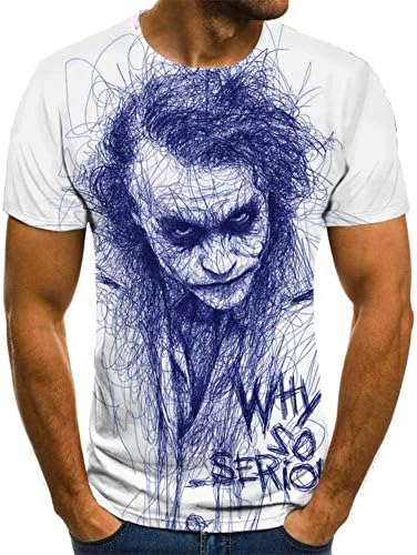 Men's 3D Printed Short Sleeve Fashion 