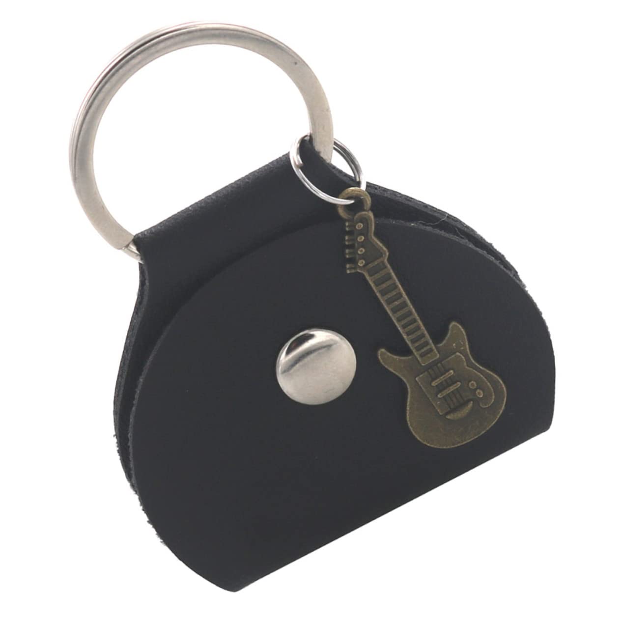 Totority 1Set Guitar Pick Storage Bag PU Holder for Plectrums with Pendant Organizer for Guitar Picks for Acoustic Electric Guitar Accessories