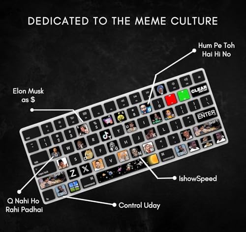 Image of Memes Keyboard Stickers Compatible for All Keyboards Laptop and Desktop (GEN Z)