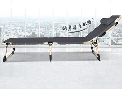 Miniatura 2 de Silla tumbona plegable extragrande, reclinable ajustable para jardín y campamento, cama plegable portátil al aire libre, soporta 330.7 lbs, ideal