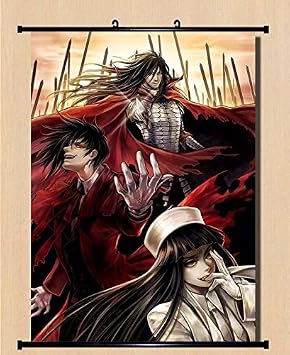 Anime Hellsing Home Decor Wall Scroll Poster Fabric Painting Alucard / Seras Victoria /RUINS 23.6 x 31.5 Inches-21