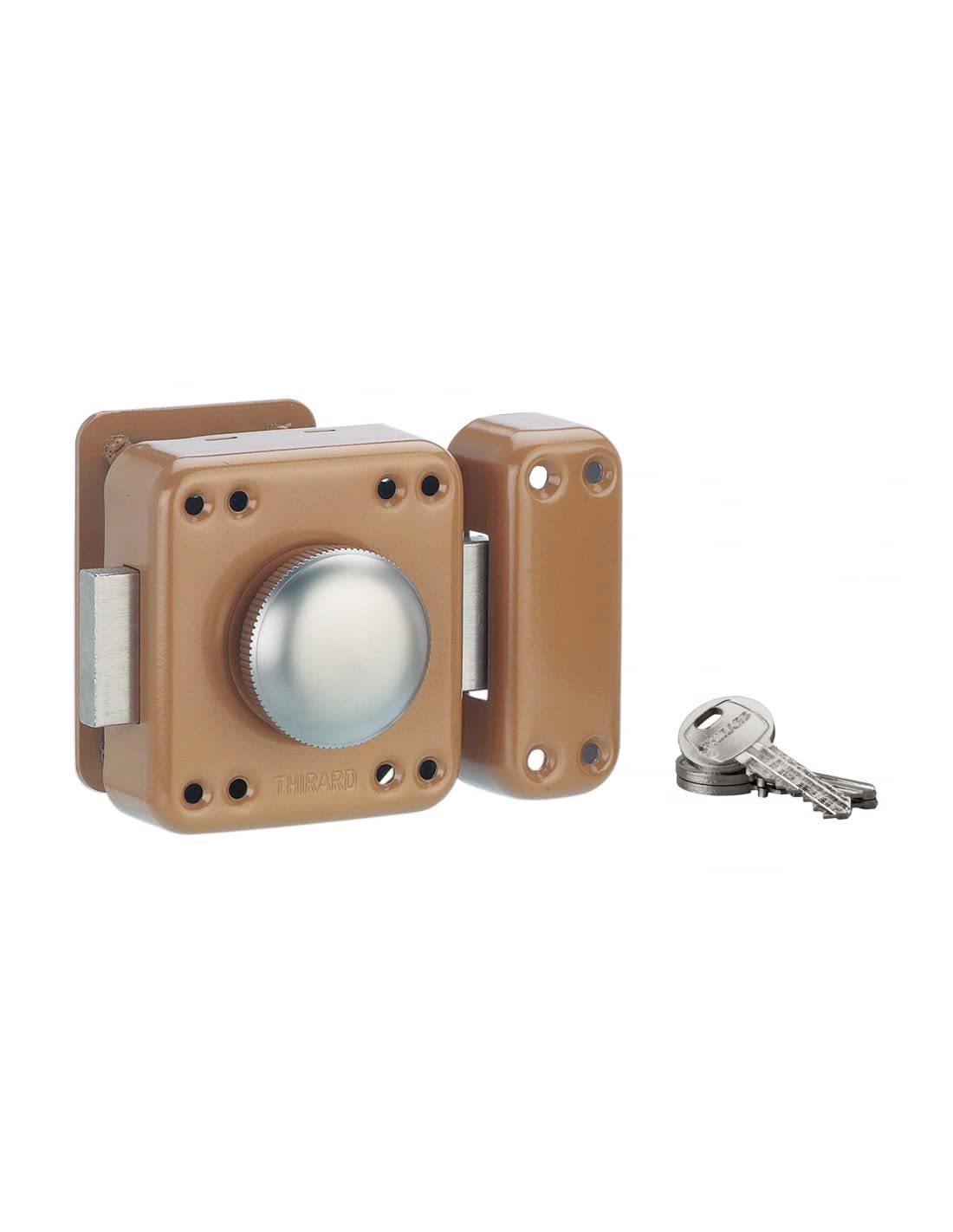 Verrou de porte bronze Thirard pour sécuriser votre cellier ou atelier