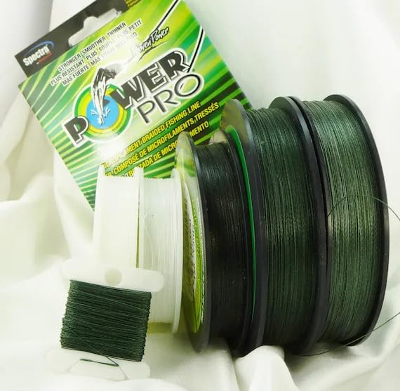 Image of Power Pro 0.60 MM Spectra Fiber Braided Fishing Line, Moss Green, 150YD /20LB