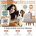 ubrobo Dog Grooming Vacuum, Dog Grooming Kit with Pet Clippers, 12,000Pa Pet Hair Vacuum for Dogs, Low Noise Home Cleaning Tool in 1, PG10
