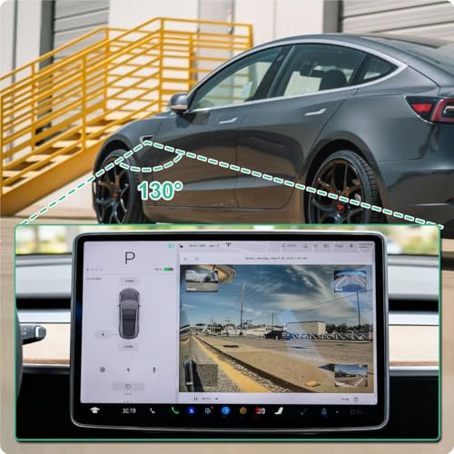 Image of 1125106-50-J Front Left Side Fender Camera Replacement for Tesla Model 3 2017-2022 & Tesla Model Y 2017-2022, OE Trun Signal Repeater Wing Cam Replaces 1125106-50-H, 1495864-20-E by GreenYi