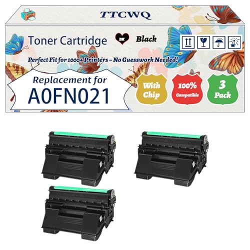 Image of TTCWQ Compatible for Konica Minolta A0FN021 Toner Cartridge Work for Konica Minolta Pagepro 4650EN 4650 Printers, with Chip, High Yield 10000 Pages, High-Definition Printing (3 Pack Black)
