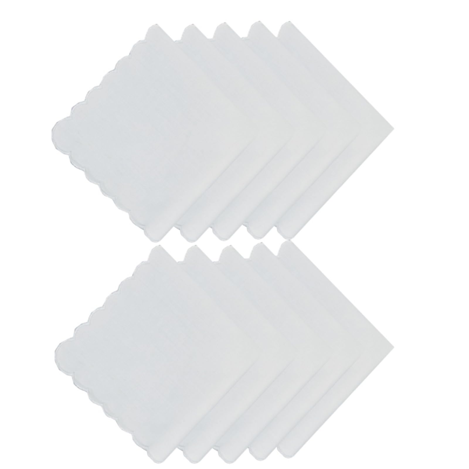 ZWWAAZHF Handkerchief Set Embroidered Designs Highly Absorbent Gentle on Skin Travel Friendly Handkerchiefs