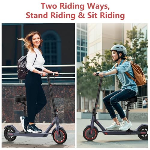 Image of MAXSHOT Electric Scooter for Adults, 8.5 /10 /14 inch Tires, 19 /22Mph, 350W /500W Motor, 21-28 Miles Range, Folding E-Scooter with Dual Suspension,APP Control