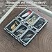 Psdndeww Waterproof Fishing Tackle Storage Box Water Resistant Fishing Lure Tackle Box for Fishing Tackle Box