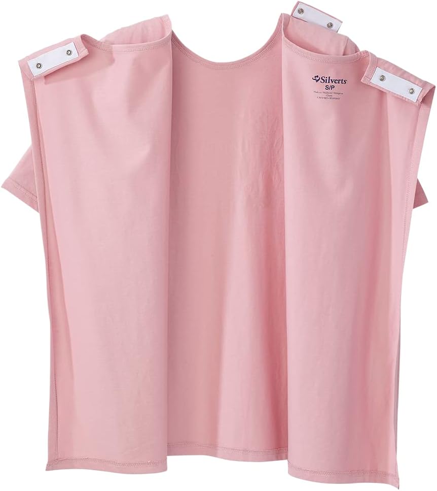 Silverts Women's Adaptive Open Back No-Peek Graphic T-Shirt image 3
