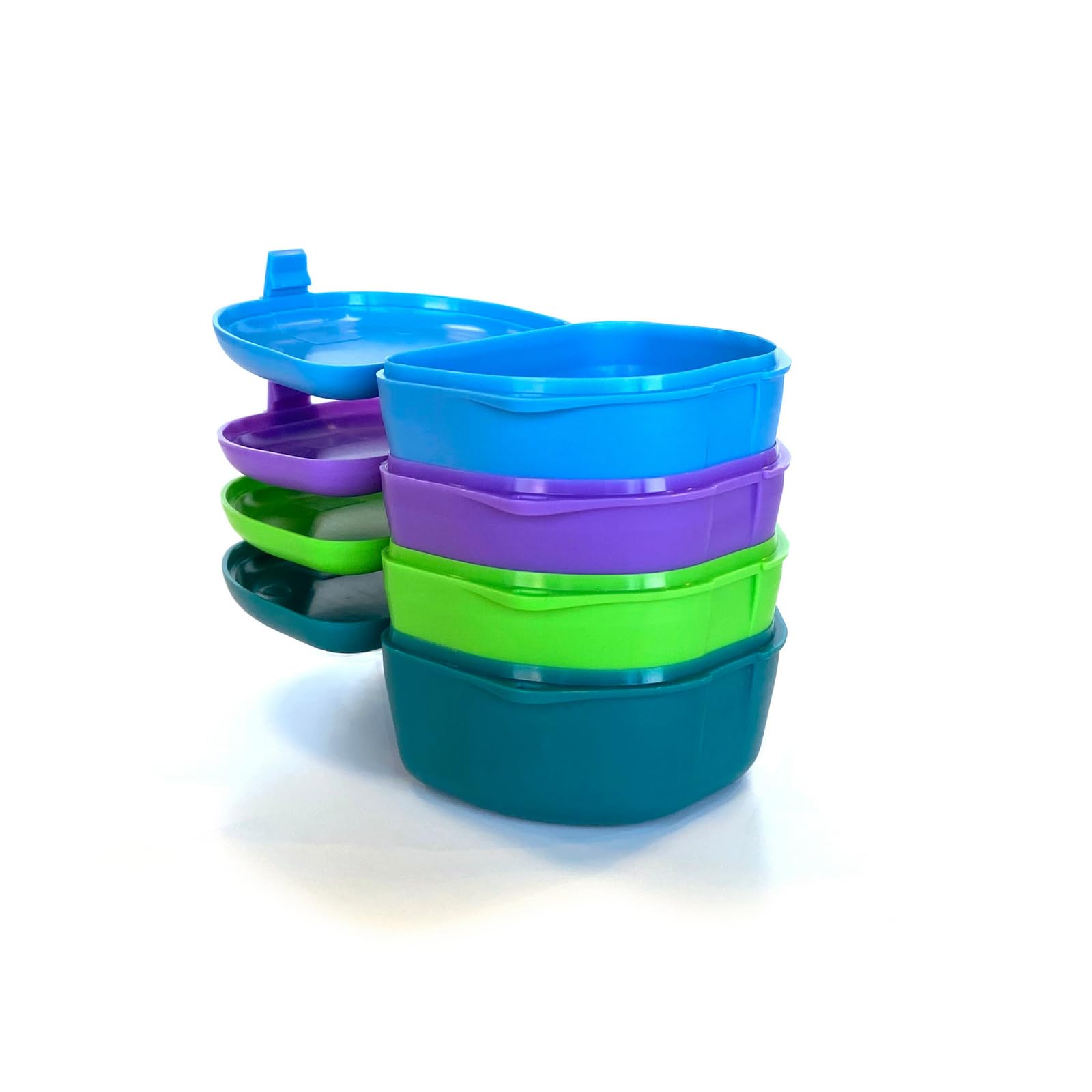 Zirc Dental 25X550 Retainer Boxes Assorted Neon 12/Pk 1.5'' Deep 25R550