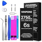 Battery for iPhone 6s,[Upgraded] 2750mAh High Capacity New 0 Cycle Replacement Battery with Complete...