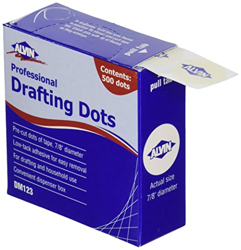 Alvin, DM123, Drafting Dots, 0.875" Diameter