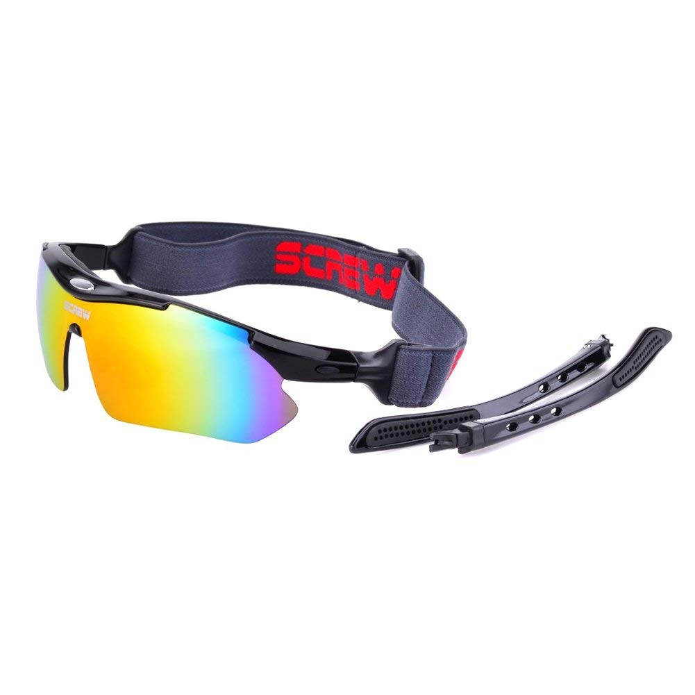 UBERSWEET® Full-Glare Barrier Anti-UV Bike Bicycke Glass Polarized Eye Protector Eyewear Outdoor Sports Cycling Goggles Fi...