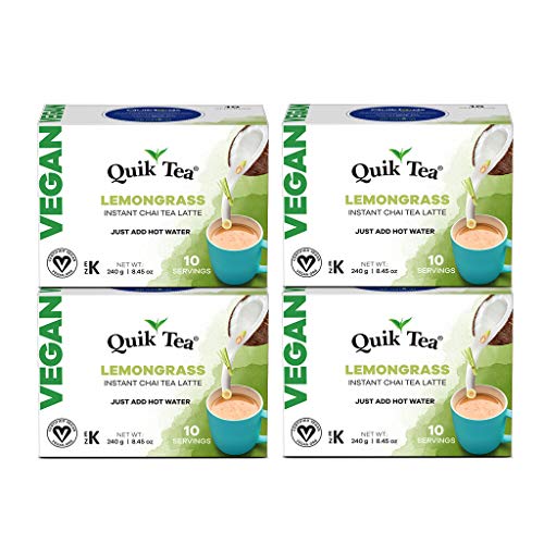 QuikTea Vegan Lemongrass Chai Tea Latte - 40 Count