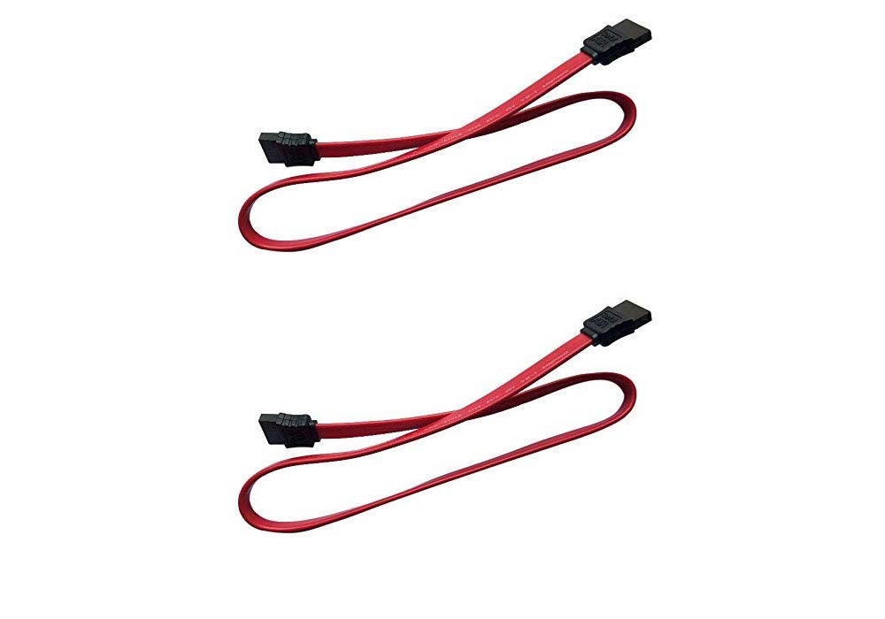 SATA Cable 1.5GB/s, 3GB/s, 6GB/s for Hard Drive, SSD (Pack of 2), Red-image-28