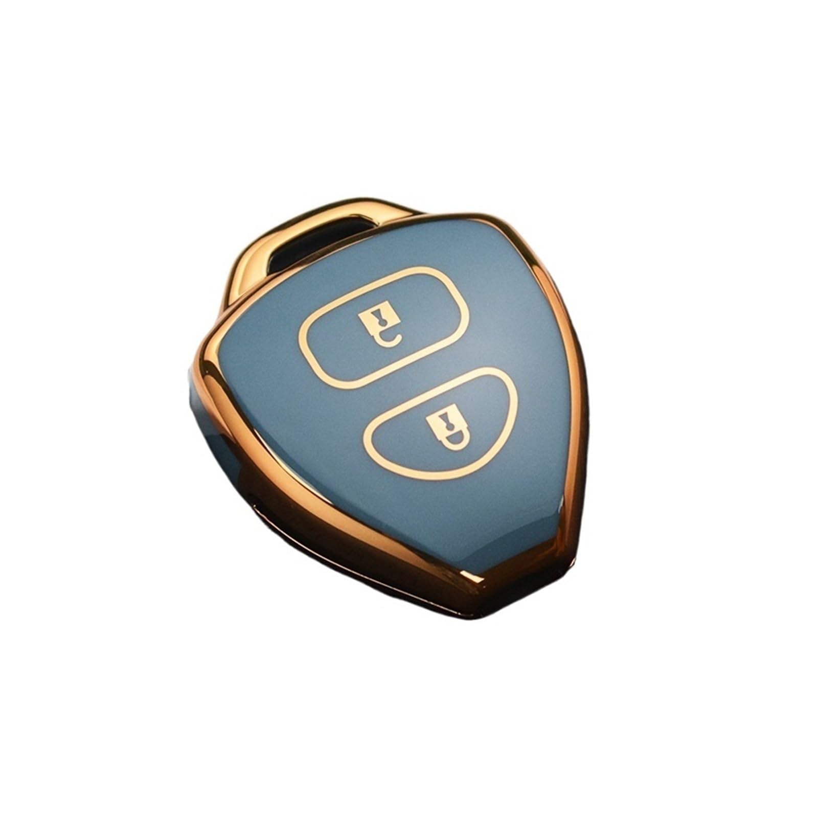 Copri Chiave Per Toyota Per Corolla Per VIOS Per Camry Per Yaris Per RAV4 Per HiLux Per Cruiser Per Fortuner Custodia Per Chiave Auto Guscio Per Chiave Auto(Black key case)