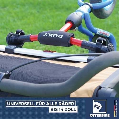 Otterbike - Laufrad- & Kinderfahrrad-Halterung für Thule Chariot Sport/Cross/Cab/Lite Fahrradanhänger (ab 2017) - kompatibel mit Woom, Puky u.a. bis 14 Zoll - verkehrssicher und robust - LRH2