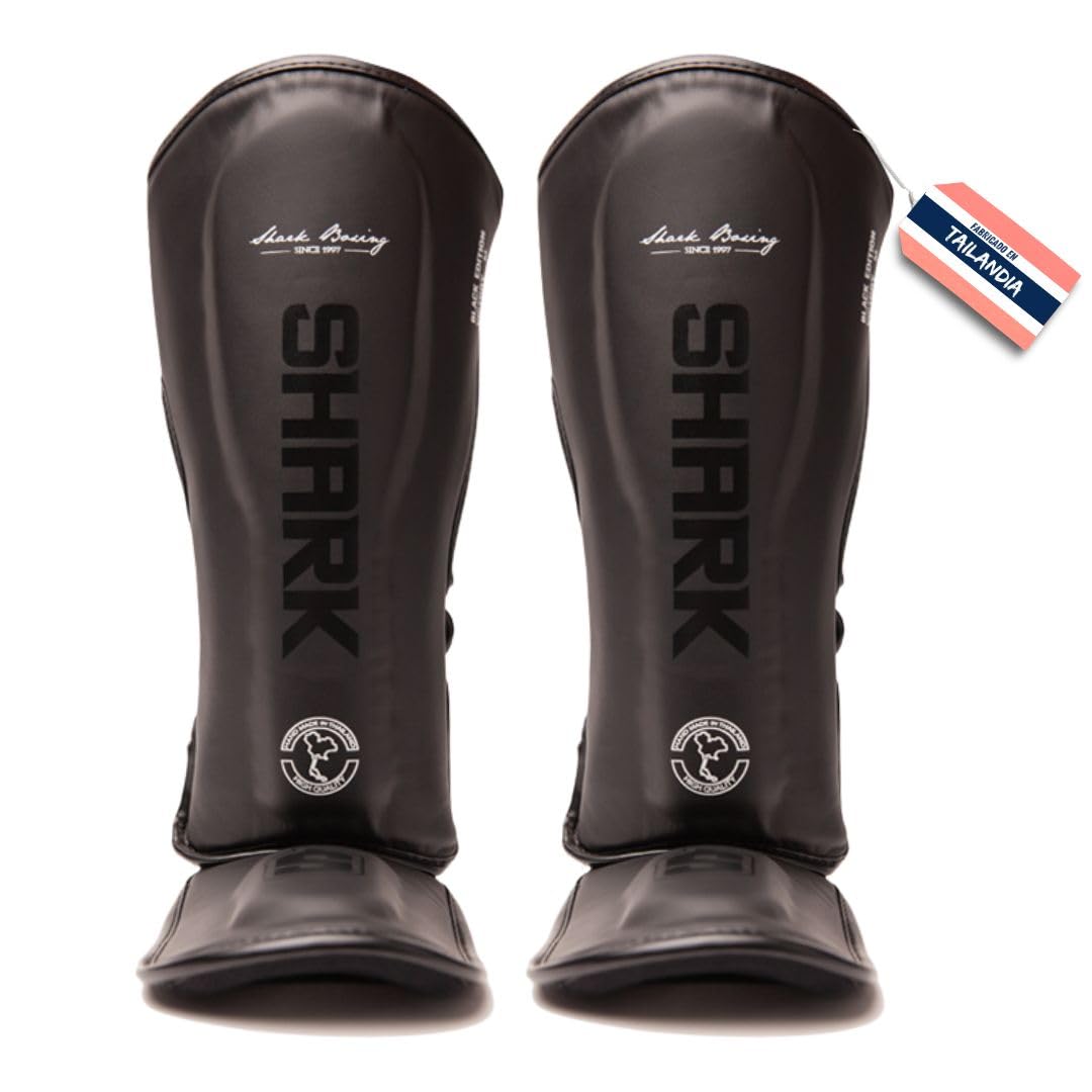 SHARK BOXING Parastinchi Kick Boxing, Muay Thai, MMA | Tibiales Muay Thai, Arti Marziali | Omologati per competizioni statali | Made in Thailandia