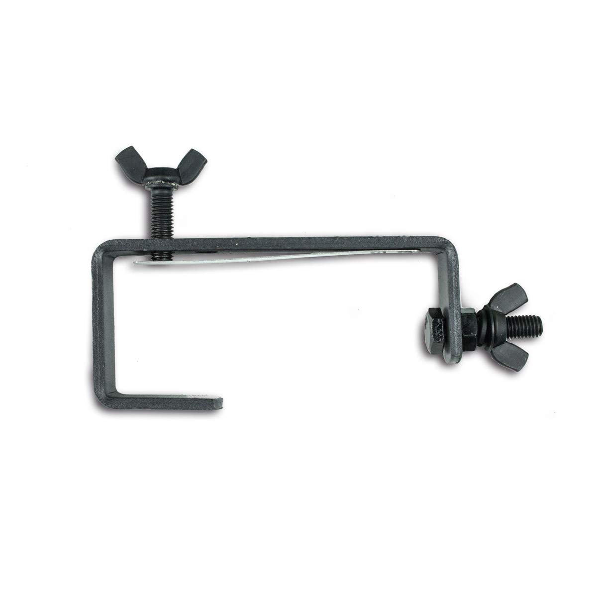 Ganci da teatro, 50 kg, set CC-50 (5 pezzi), gancio di montaggio stabile con labbro di protezione fino a 50 kg, Nero