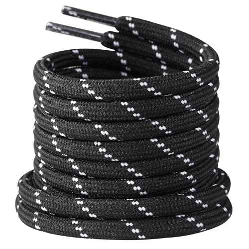 Image of Heavy Duty Work Hiking & Walking Boot Laces, 4.5mm Round Trainer Shoe Laces