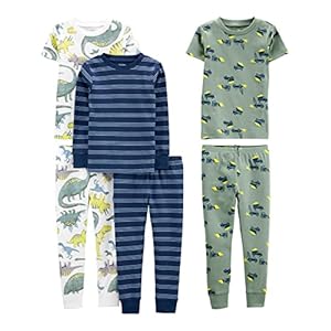 Simple Joys by Carter’s Toddler Boys’ Snug-Fit Cotton Pajama Set