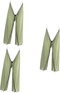 3pcs Lightweight Breathable Rainproof Pants for Adults Double Outdoor Over Pants for Hiking Camping and Sports Activities Fit Bluestone Color