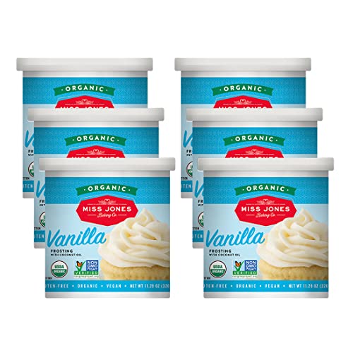Miss Jones Baking Organic Buttercream Frosting, Perfect for ...