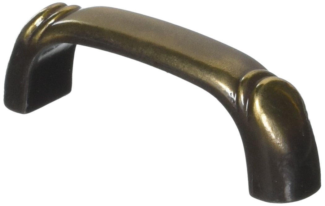 Top KnobsM191 Dover D Handle Brass/Antique Brass