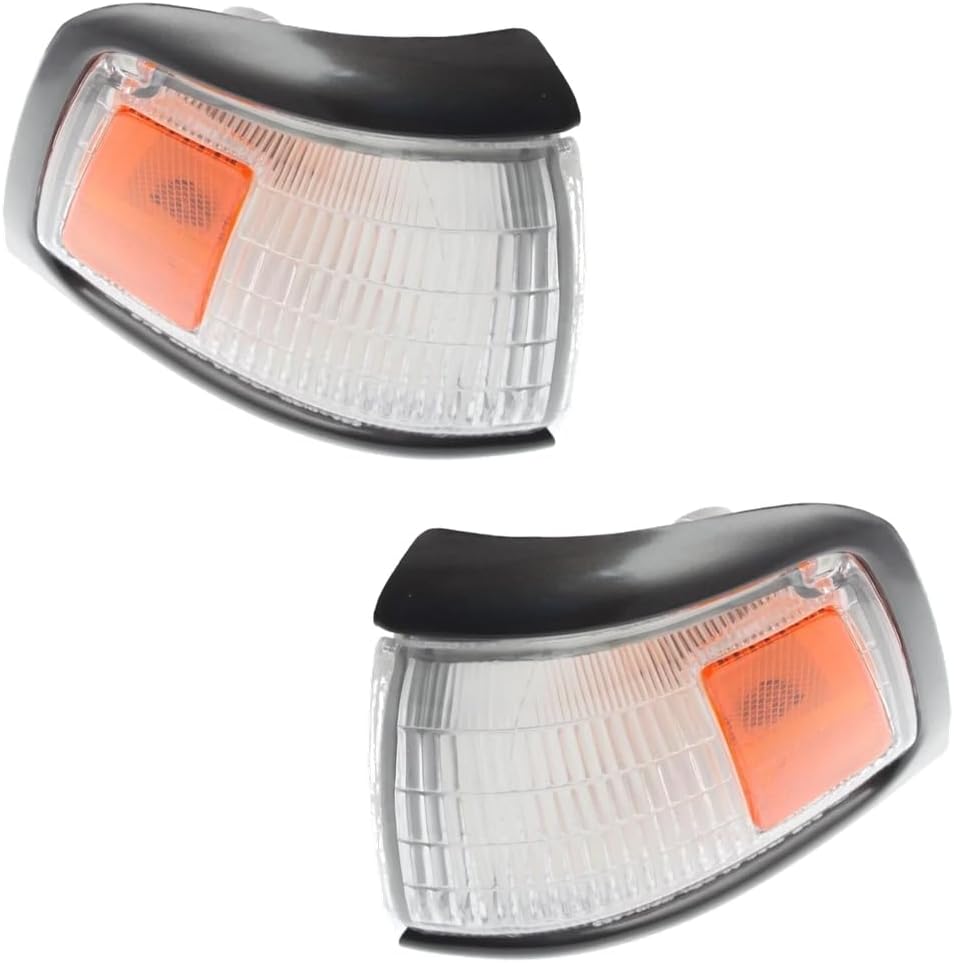 Rareelectrical New Pair Of Corner Light Compatible With Toyota Pickup Sr5 6 Cyl 3.0L Pickup Dlx 4 Cyl 2.4L 1989-1991 By 8162089176 8161089176 To2521123 To2520121