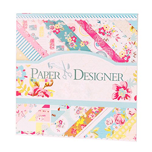 FaCraft Scrapbook Paper Designer,Sweet Life,40 Sheets 8x8 Decorative Craft Paper for Creative Scrapbooking and Cards