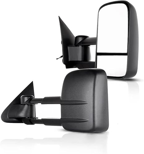 ECCPP Par de espejos laterales de remolque para Ford 1997 1998 1999 para Ford para F150 para F250 estándar extendida cabina (no para modelos de