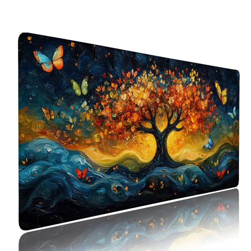 Tapis de souris XXL antidérapant pour éviter les frottements et protéger le bureau