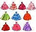 Fancy Doll Clothes for Barbie Girls Dolls - 10 PCS Handmade 11.5 Inch Doll Clothes Wedding Dresses Gowns Outfits Costume Party Dress for Girls Kids Party Favor