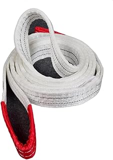 Lifting Sling with Flat Loop Lift Sling Strap Durable Webbing Lifting Sling Strap Polyester Cargo Tow Sling Strap Multi-Layer Weaving Heavy Lifting Straps (Color : 3T, Size : 3M)