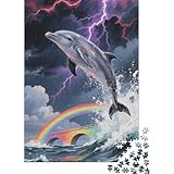 Affiche bonus incluse : Taille finie du puzzle : 1000pcs (75x50cm). Une affiche nature est incluse dans la boîte pour aider à résoudre le puzzle.