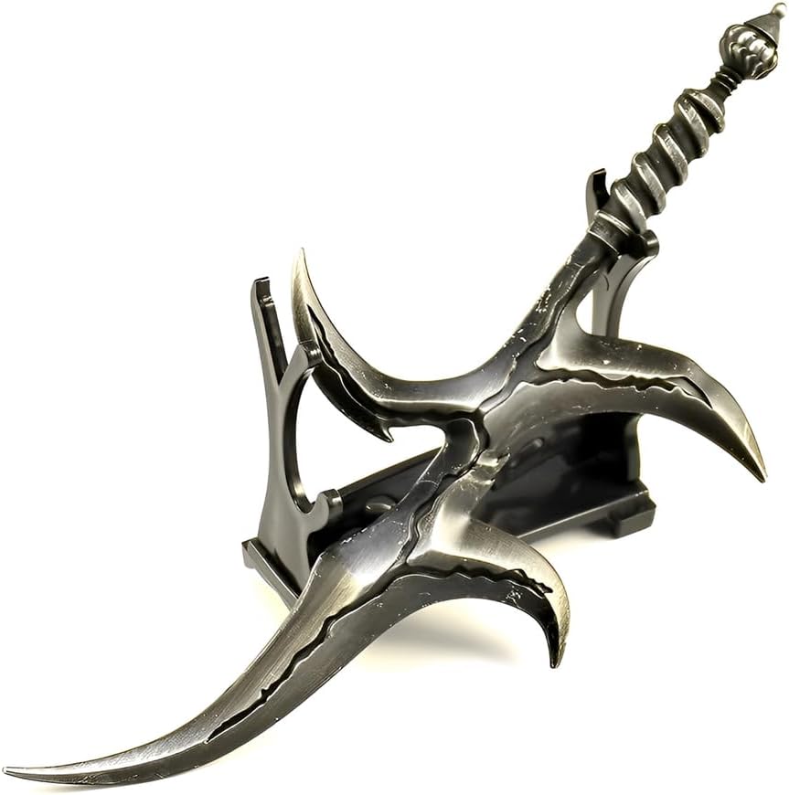 Fantasy Games Black Knife   7.87  Full-Metal Collectible Model, Display Stand Included, Game-Accurate Design for Fans, Gamers & Gift