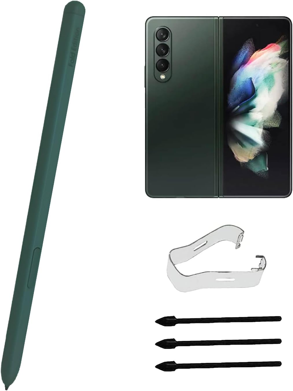 Galaxy Z Fold 3 S Pen Replacement for Samsung Galaxy Z Fold 3 Stylus Pen/Fold 4 S Pen,S Pen Fold Edition for Galaxy Z Fold 3/4 Stylus,EJ-PF946BBEGUS (Green)