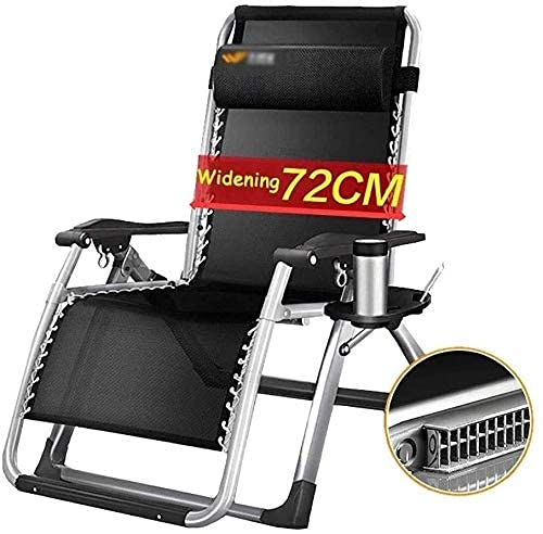 Chaise inclinable de Balcon grand confort avec grand siège pliable