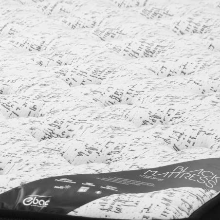 EBAC Literie Matelas 160x200 Black Mattress - Ressorts - Hauteur 25 cm - Soutien très Ferme – vue 8