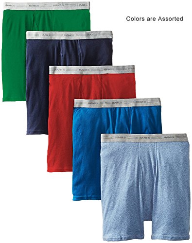 Hanes Mens Pack of 5 Best Tagless Boxer Brief with Comfort Flex Waistband XL2