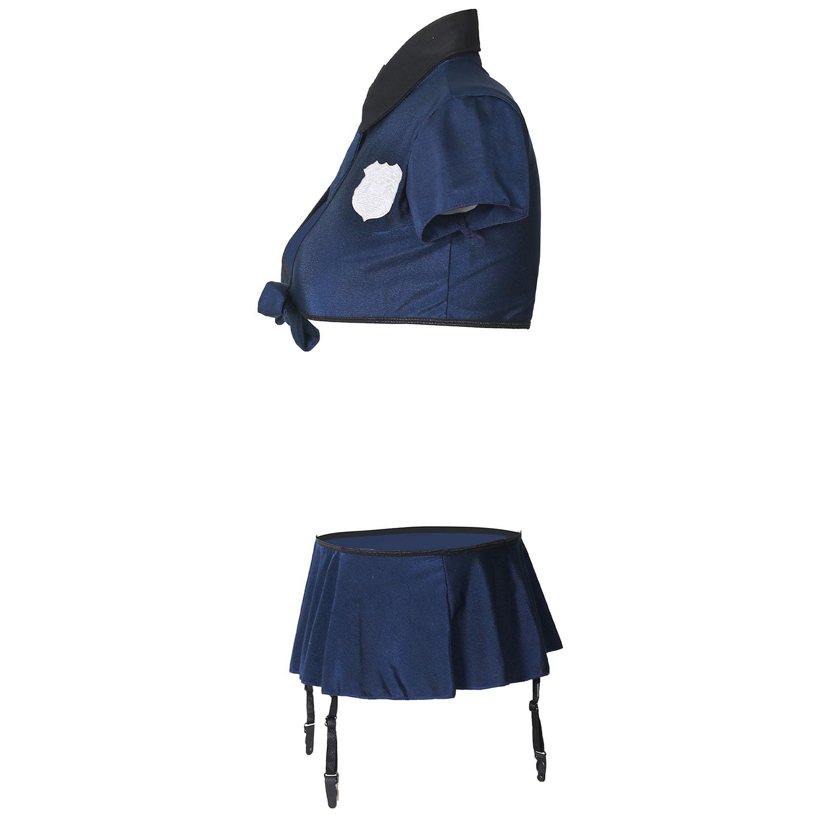 Women's Sexy Lady In Blue Police Officer Costume | Sexy Police Costumes