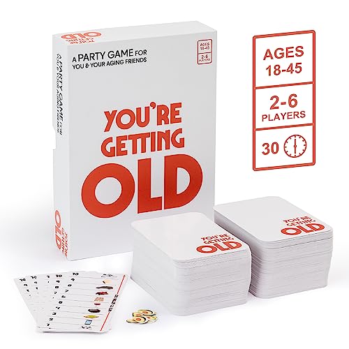 Vango You’re Getting Old – A Party Game for You and Your Aging Friends - Adult Card Game