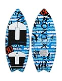 Ronix Super Sonic Space Odyssey Fish Wakesurf Board, Blue/White/Black, 3' 9'