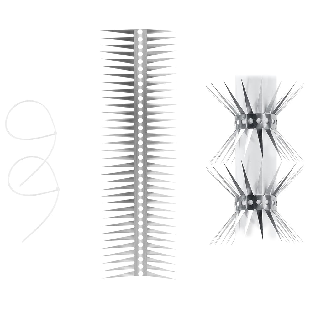 HASTHIP® Bird Spikes - Stainless Steel Fence Spikes for Pigeons-image-8